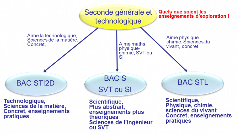 Orientation après la seconde